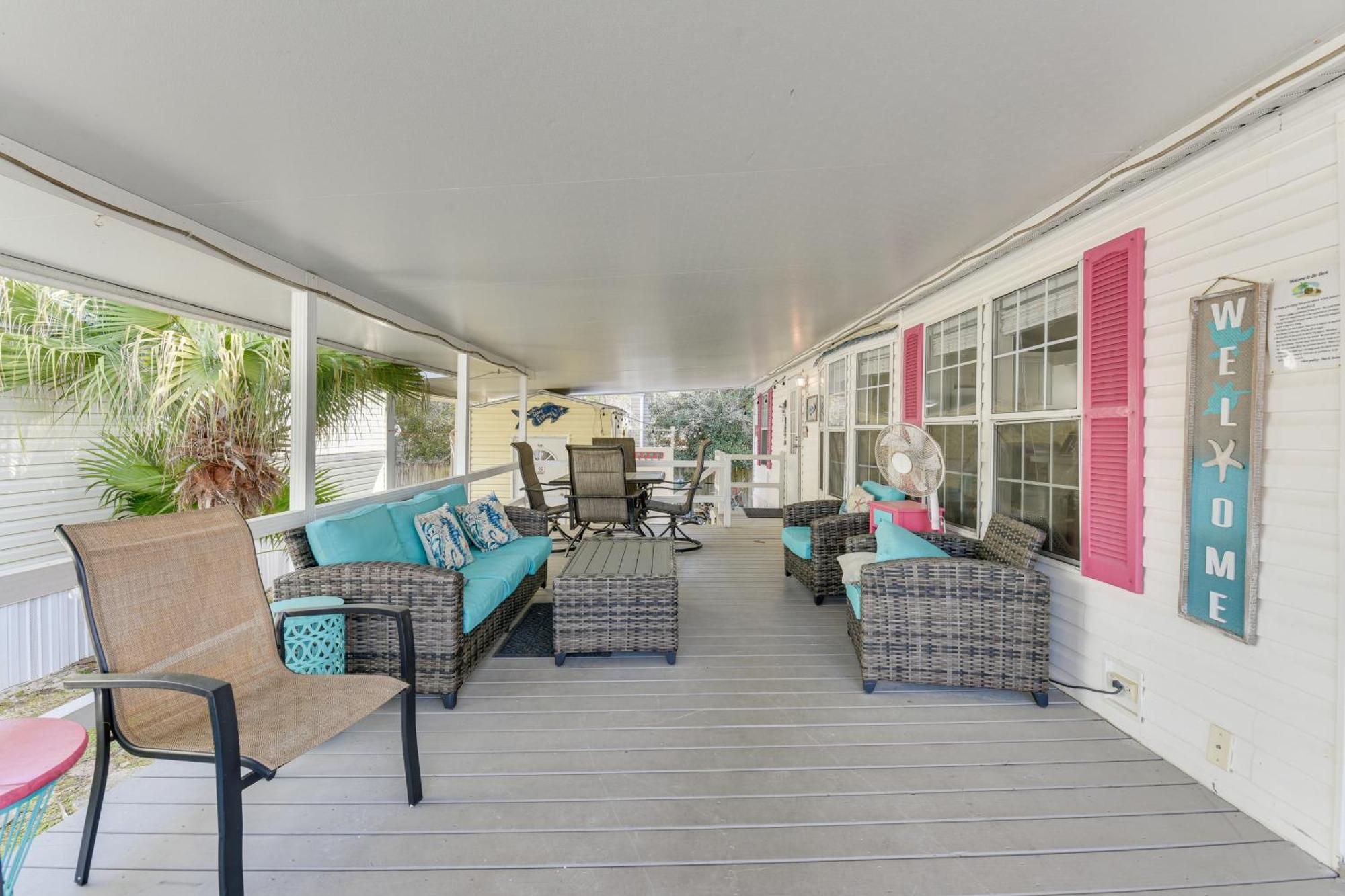 Walk To Beach Miramar Tropical Cabana With Deck! Destin Bagian luar foto